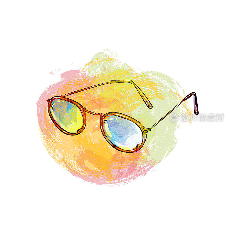 Spectacles Drawing